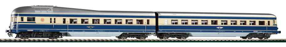 PIKO 52072 - H0 - 2 tlg. Dieseltriebwagen Blauer Blitz der ÖBB; Ep. III